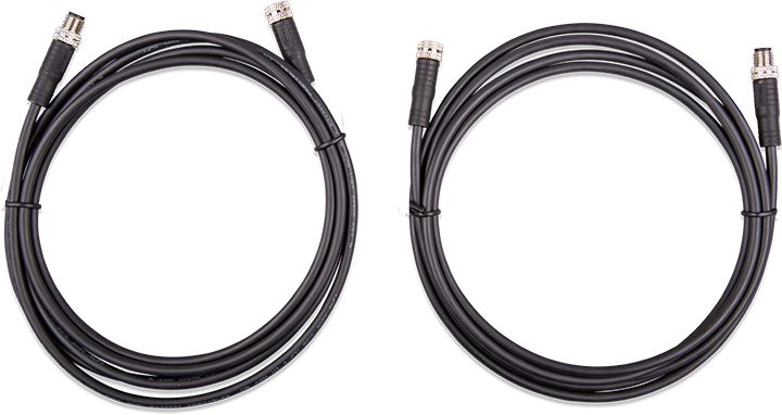 [ASS030560100] M8 circular connector Male/Female 3 pole cable (1 Mp)