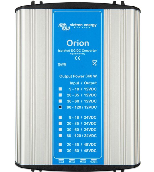 [ORI110123610] Orion DC-DC Converters 110V, Isolated (Orion 110/12-30A (360W) Isolated DC-DC converter)
