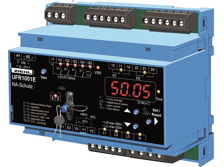 [REL100100000] Ziehl Voltage and Frequency Relay UFR1001E
